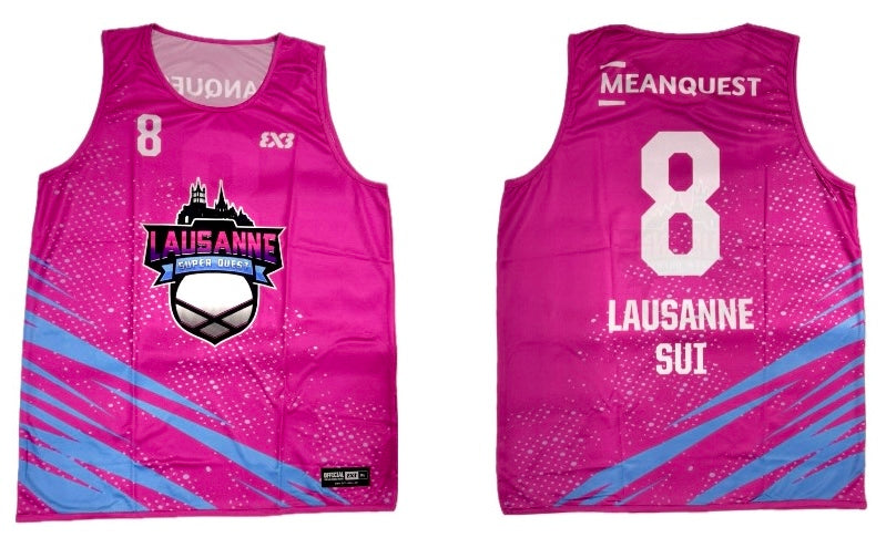 Pink Jersey Team Lausanne Super Quest 2024